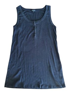 Torrid Womens Tank Top Ribbed Plus Size Black Size 2 Basic Summer Closet Staple